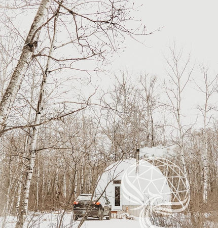 4-Season DELUXE Glamping Package Dome - 23'/7m - Phoenix Domes
