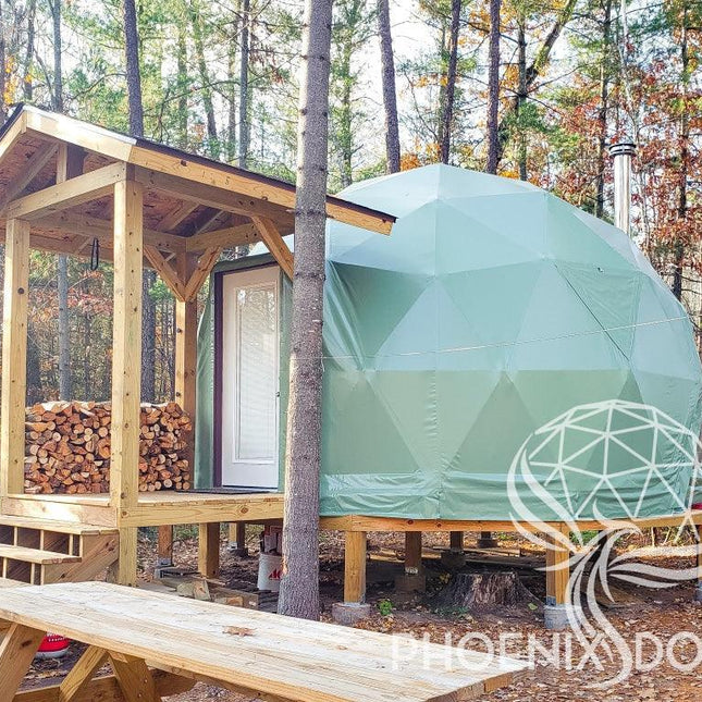 4-Season DELUXE Glamping Package Dome - 23'/7m - Phoenix Domes - Dome | Patioza