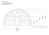 4-Season DELUXE Glamping Package Dome - 23'/7m - Phoenix Domes - Dome | Patioza