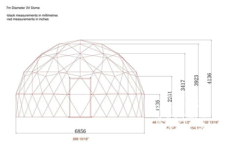 4-Season DELUXE Glamping Package Dome - 23'/7m - Phoenix Domes - Dome | Patioza