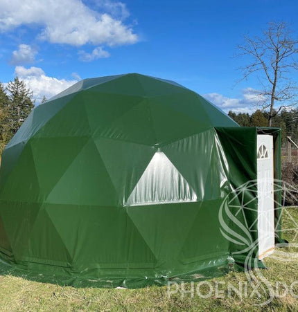 4-Season DELUXE Glamping Package Dome - 23'/7m - Phoenix Domes
