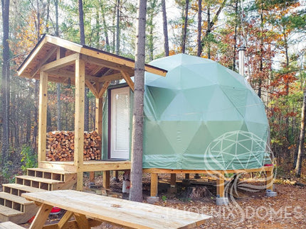 4-Season DELUXE Glamping Package Dome - 23'/7m - Phoenix Domes - Dome | Patioza