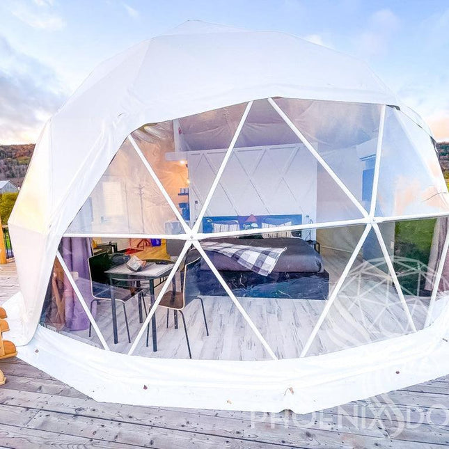4-Season DELUXE Glamping Package Dome - 23'/7m - Phoenix Domes - Dome | Patioza