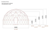 4-Season DELUXE Glamping Package Dome - 26'/8m - Phoenix Domes - Dome | Patioza