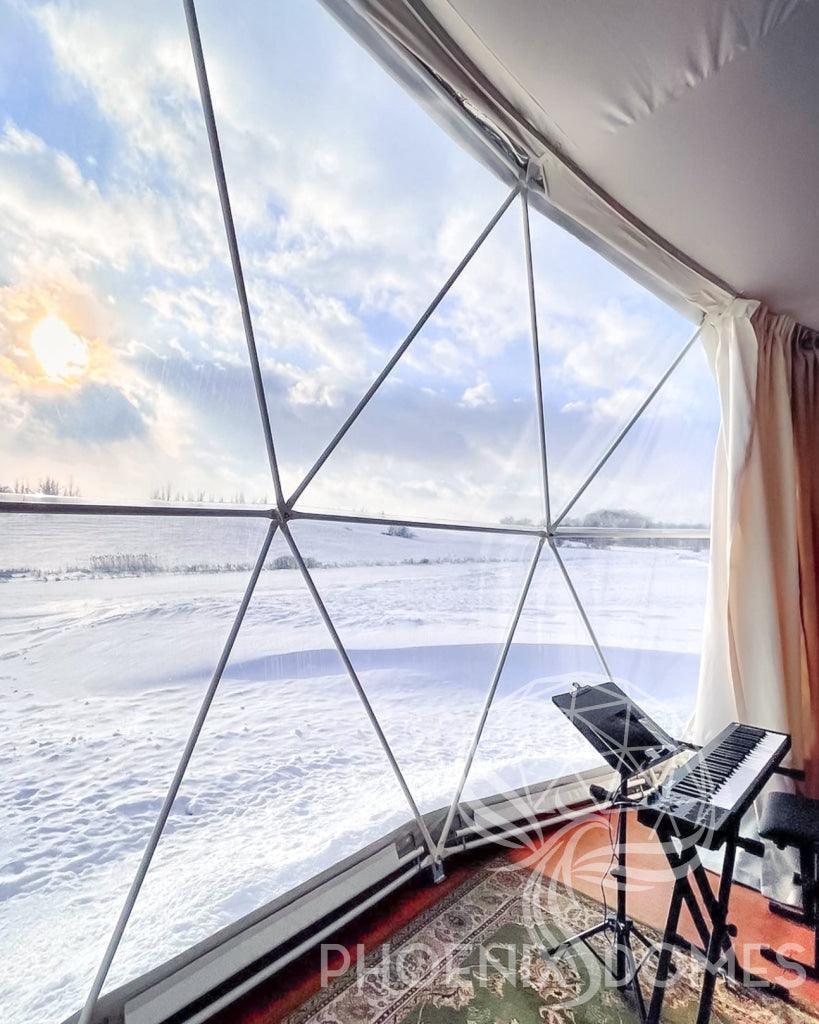 4-Season DELUXE Glamping Package Dome - 26'/8m - Phoenix Domes - Dome | Patioza