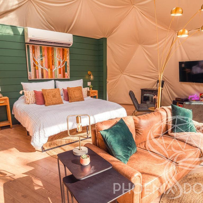 4-Season DELUXE Glamping Package Dome - 26'/8m - Phoenix Domes - Dome | Patioza