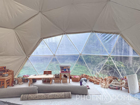 4-Season DELUXE Glamping Package Dome - 26'/8m - Phoenix Domes - Dome | Patioza