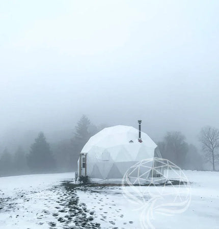 4-Season DELUXE Glamping Package Dome - 26'/8m - Phoenix Domes