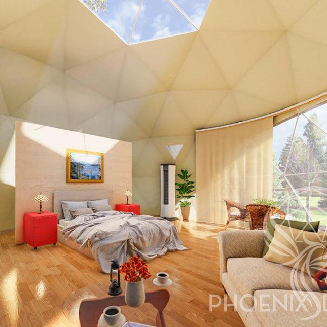 4-Season DELUXE Glamping Package Dome - 26'/8m - Phoenix Domes - Dome | Patioza