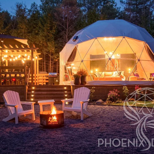 4-Season DELUXE Glamping Package Dome - 26'/8m - Phoenix Domes - Dome | Patioza