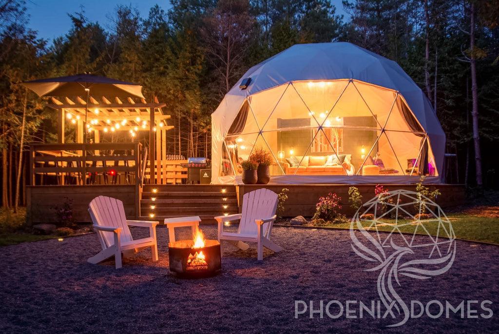 4-Season DELUXE Glamping Package Dome - 26'/8m - Phoenix Domes - Dome | Patioza
