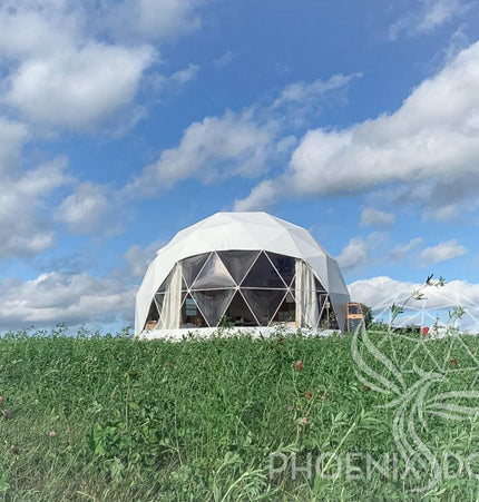 4-Season DELUXE Glamping Package Dome - 26'/8m - Phoenix Domes
