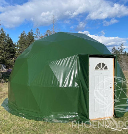 4-Season DELUXE Glamping Package Dome - 26'/8m - Phoenix Domes