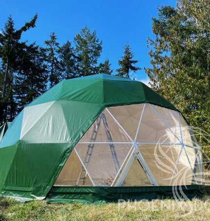 4-Season DELUXE Glamping Package Dome - 26'/8m - Phoenix Domes