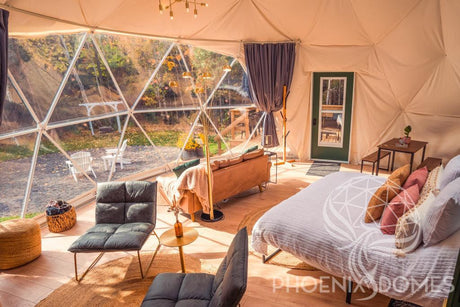 4-Season DELUXE Glamping Package Dome - 26'/8m - Phoenix Domes - Dome | Patioza