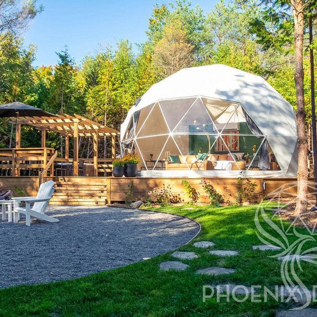 4-Season DELUXE Glamping Package Dome - 26'/8m - Phoenix Domes - Dome | Patioza