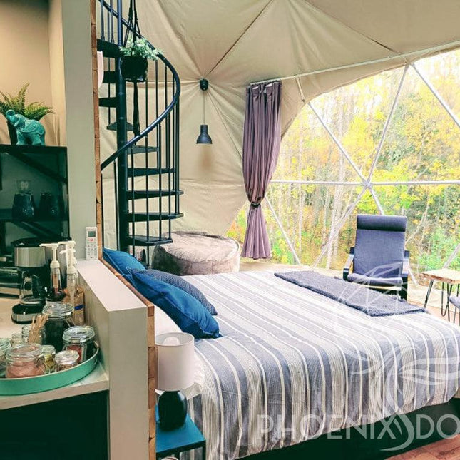 4-Season DELUXE Glamping Package Dome - 26'/8m - Phoenix Domes - Dome | Patioza
