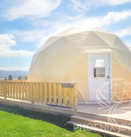 4-Season DELUXE Glamping Package Dome - 26'/8m - Phoenix Domes