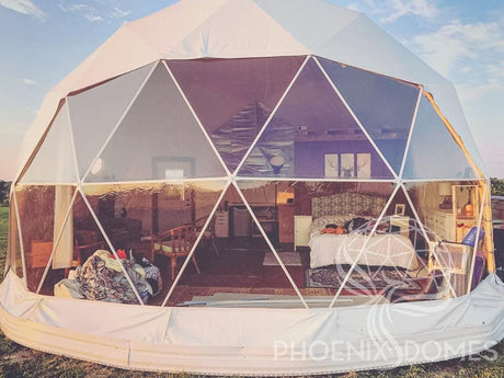 4-Season DELUXE Glamping Package Dome - 26'/8m - Phoenix Domes - Dome | Patioza