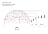 4-Season DELUXE Glamping & Yoga Package Dome - 30'/9m - Phoenix Domes - Dome | Patioza
