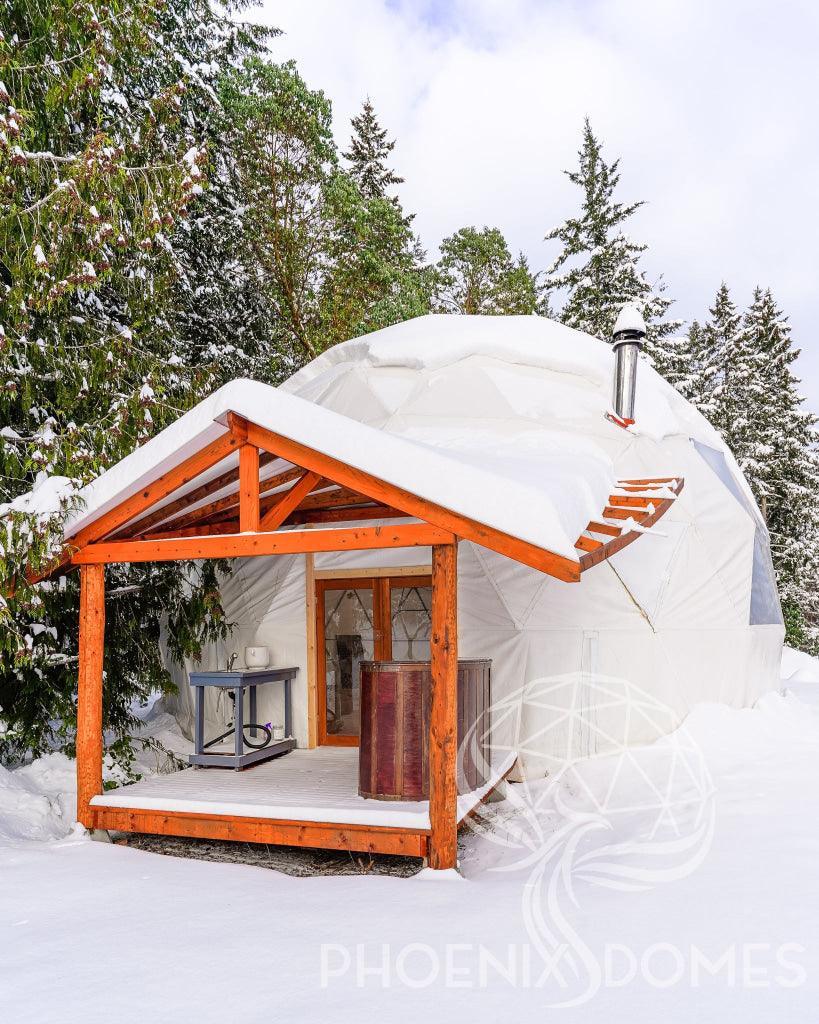 4-Season DELUXE Glamping & Yoga Package Dome - 30'/9m - Phoenix Domes - Dome | Patioza