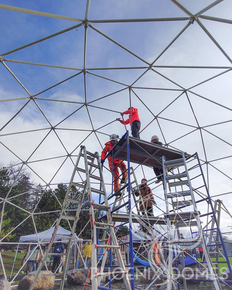 4-Season DELUXE Glamping & Yoga Package Dome - 30'/9m - Phoenix Domes - Dome | Patioza