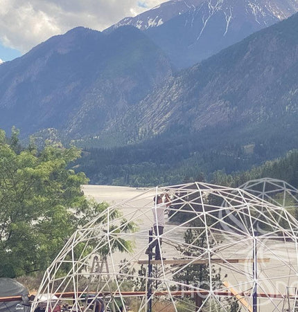 4-Season DELUXE Glamping & Yoga Package Dome - 30'/9m - Phoenix Domes