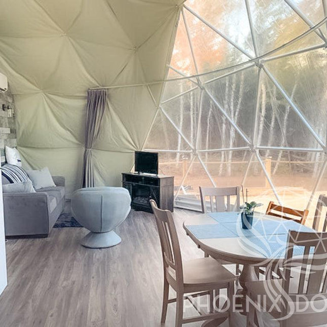 4-Season DELUXE Glamping & Yoga Package Dome - 30'/9m - Phoenix Domes - Dome | Patioza