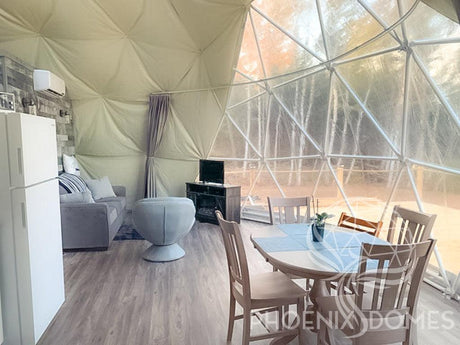 4-Season DELUXE Glamping & Yoga Package Dome - 30'/9m - Phoenix Domes - Dome | Patioza