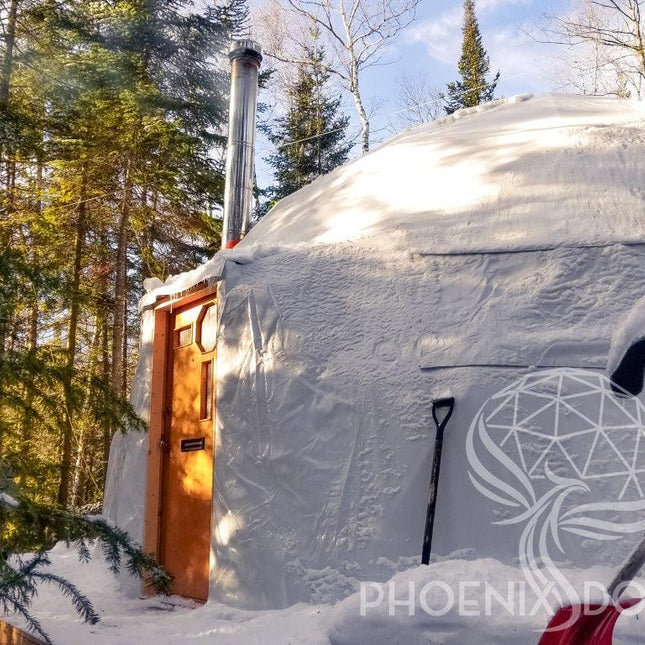 4-Season DELUXE Glamping & Yoga Package Dome - 30'/9m - Phoenix Domes - Dome | Patioza