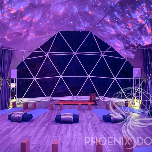 4-Season DELUXE Glamping & Yoga Package Dome - 30'/9m - Phoenix Domes - Dome | Patioza