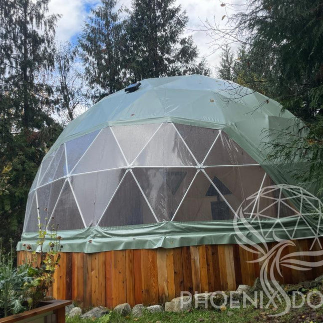 4-Season DELUXE Glamping & Yoga Package Dome - 30'/9m - Phoenix Domes - Dome | Patioza