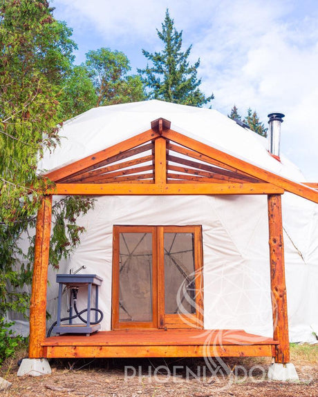 4-Season DELUXE Glamping & Yoga Package Dome - 30'/9m - Phoenix Domes - Dome | Patioza