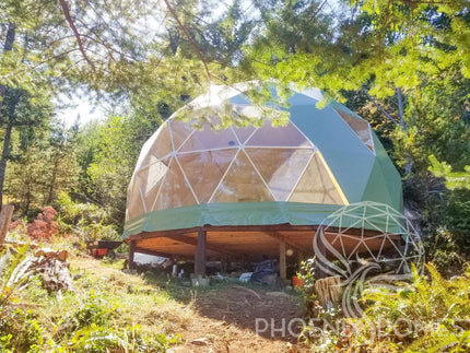 4-Season DELUXE Glamping & Yoga Package Dome - 30'/9m - Phoenix Domes - Dome | Patioza