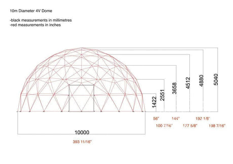 4-Season DELUXE Glamping & Yoga Package Dome - 33'/10m - Phoenix Domes - Dome | Patioza