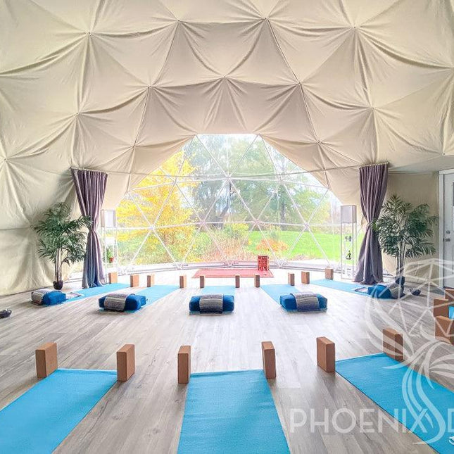 4-Season DELUXE Glamping & Yoga Package Dome - 33'/10m - Phoenix Domes - Dome | Patioza