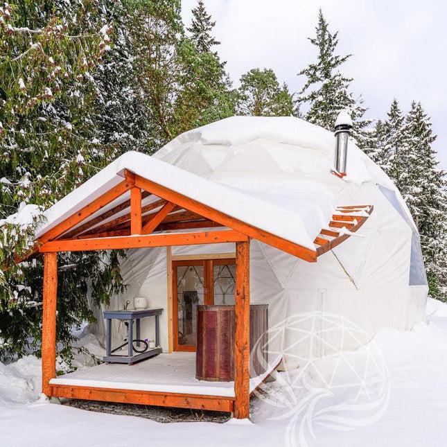 4-Season DELUXE Glamping & Yoga Package Dome - 33'/10m - Phoenix Domes - Dome | Patioza