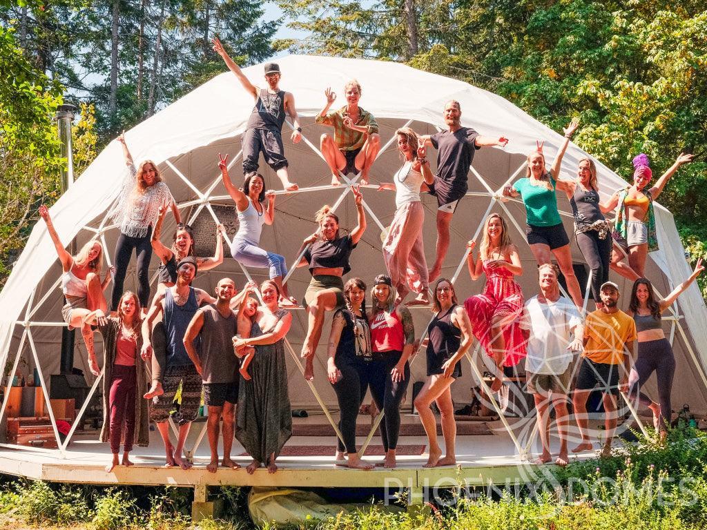 4-Season DELUXE Glamping & Yoga Package Dome - 33'/10m - Phoenix Domes - Dome | Patioza