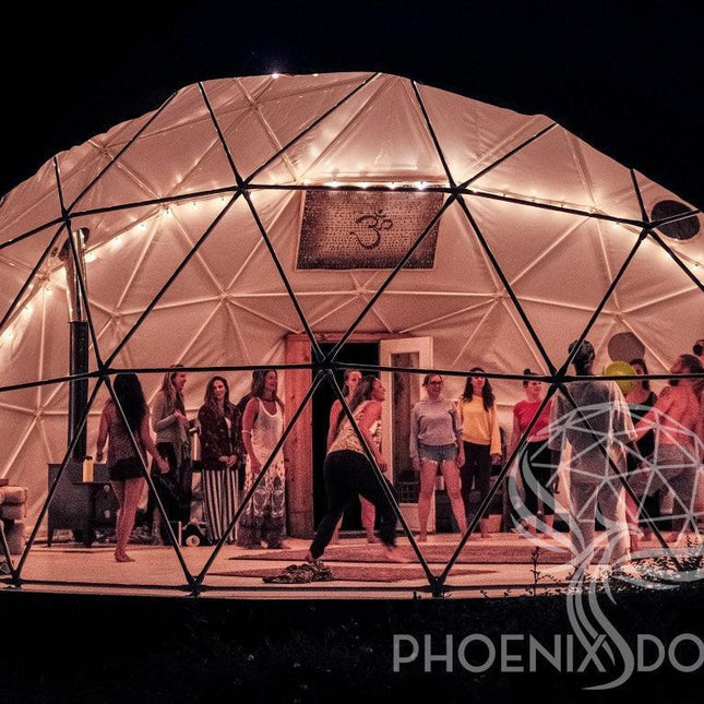 4-Season DELUXE Glamping & Yoga Package Dome - 33'/10m - Phoenix Domes - Dome | Patioza