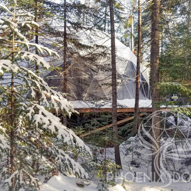4-Season DELUXE Glamping & Yoga Package Dome - 33'/10m - Phoenix Domes - Dome | Patioza