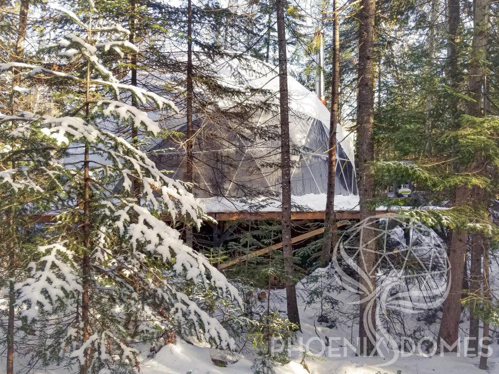 4-Season DELUXE Glamping & Yoga Package Dome - 33'/10m - Phoenix Domes - Dome | Patioza