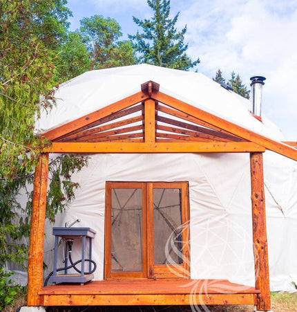 4-Season DELUXE Glamping & Yoga Package Dome - 33'/10m - Phoenix Domes