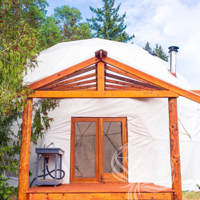 4-Season DELUXE Glamping & Yoga Package Dome - 33'/10m - Phoenix Domes - Dome | Patioza