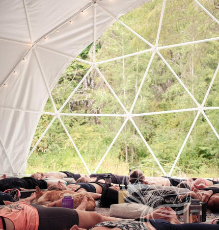 4-Season DELUXE Glamping & Yoga Package Dome - 33'/10m - Phoenix Domes