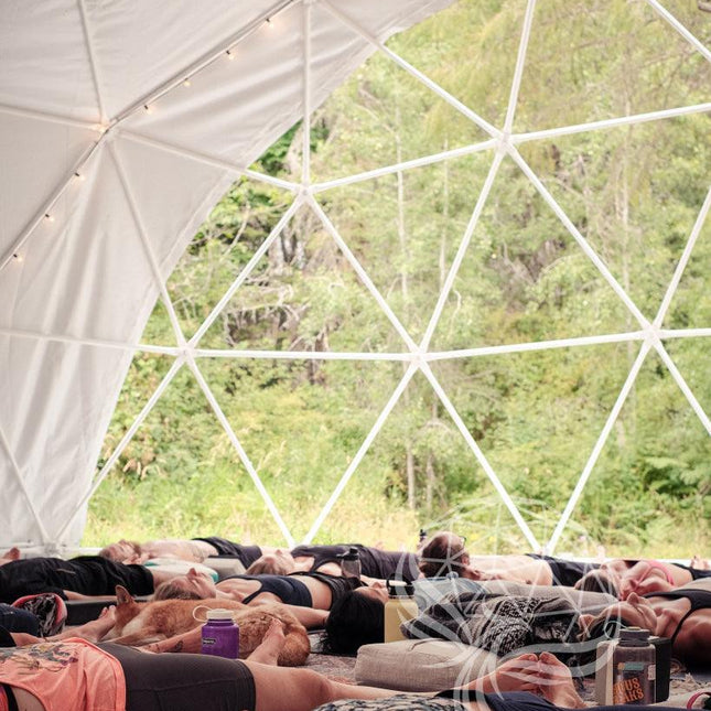 4-Season DELUXE Glamping & Yoga Package Dome - 33'/10m - Phoenix Domes - Dome | Patioza