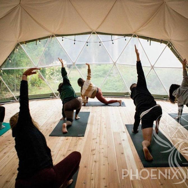 4-Season DELUXE Glamping & Yoga Package Dome - 33'/10m - Phoenix Domes - Dome | Patioza
