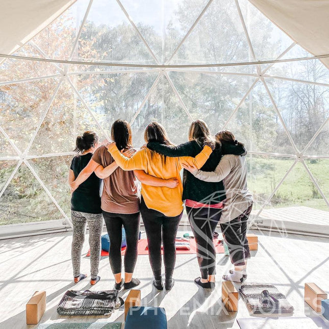 4-Season DELUXE Glamping & Yoga Package Dome - 33'/10m - Phoenix Domes - Dome | Patioza