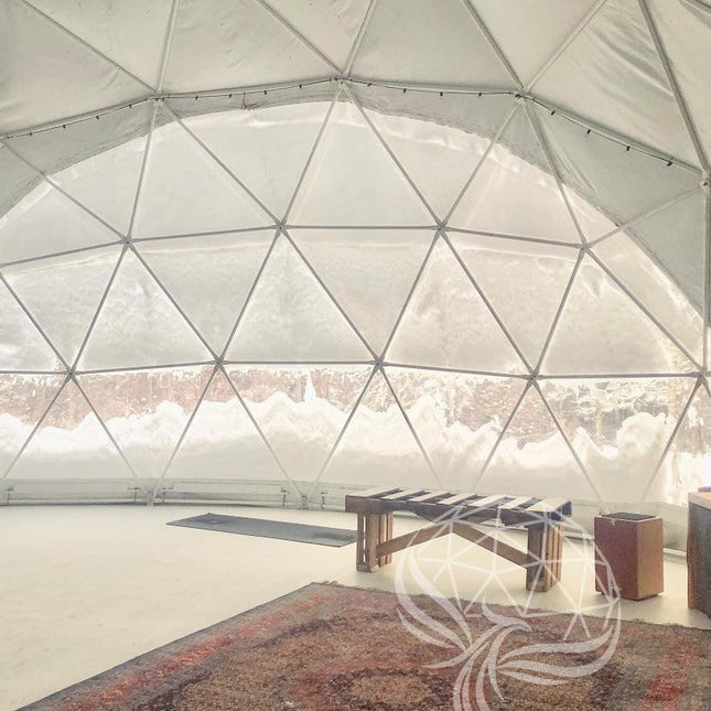 4-Season DELUXE Glamping & Yoga Package Dome - 33'/10m - Phoenix Domes - Dome | Patioza
