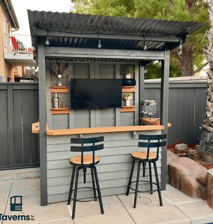 6 x 4 The Temple Bar (SMALL) - Outdoor Bar Structures | Patioza