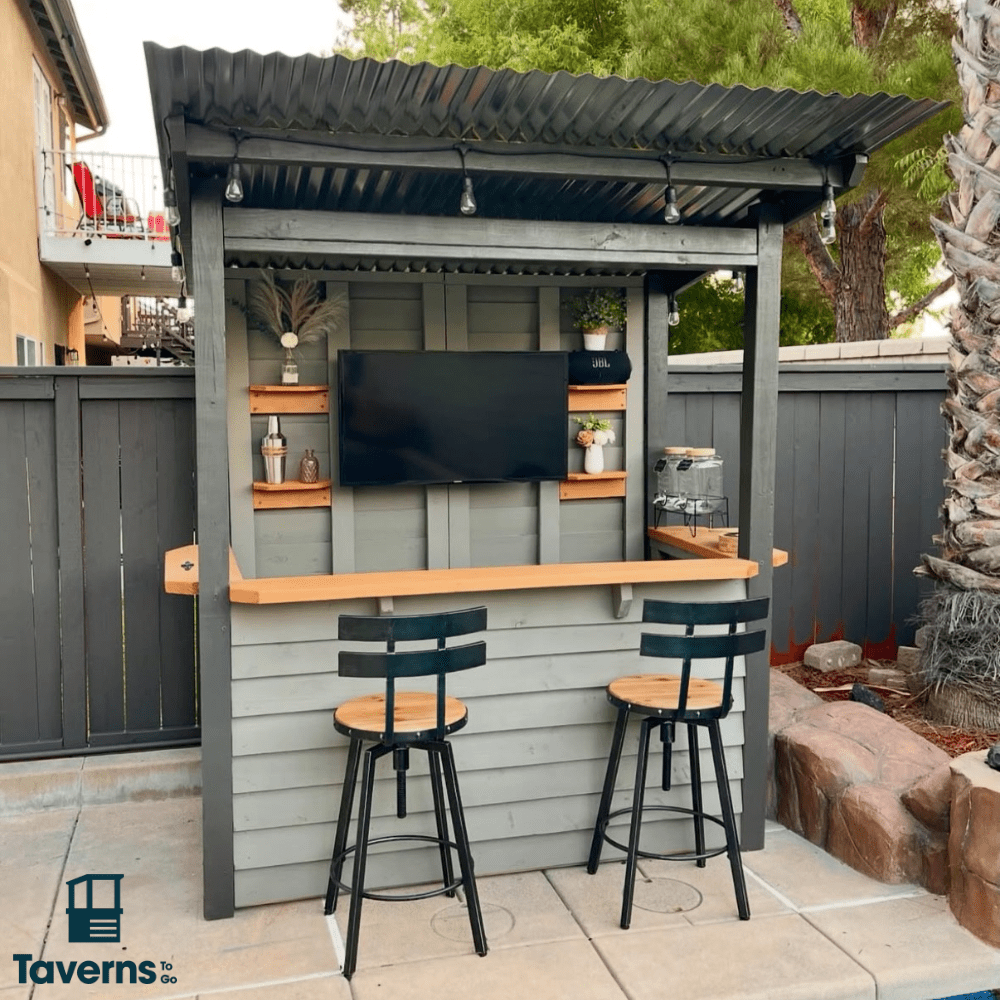 6 x 4 The Temple Bar (SMALL) - Outdoor Bar Structures | Patioza